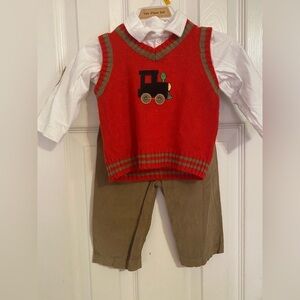 Nursery Rhyme 3 Piece Train Outfit